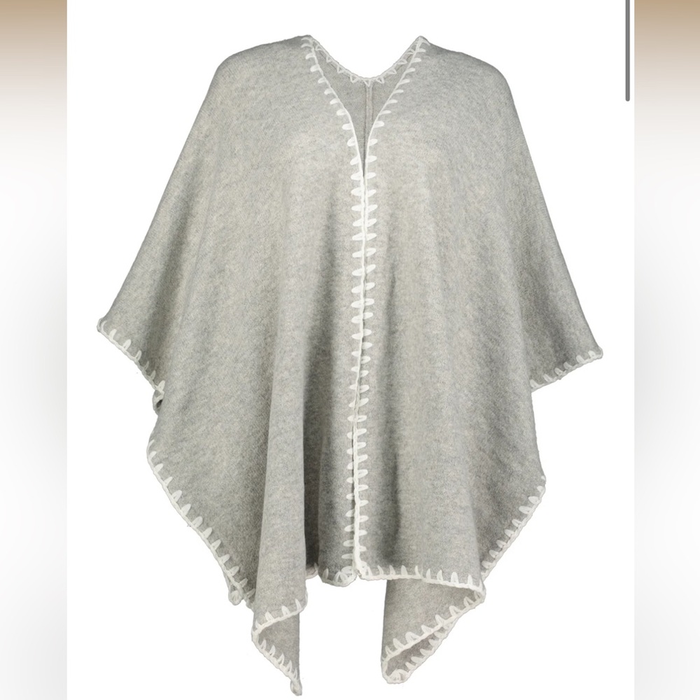 Bishop + Young Shawl with Whipstitch Detail